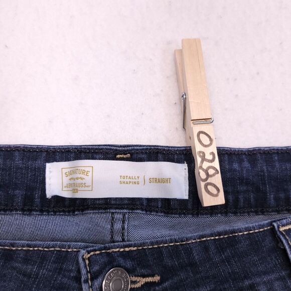 Levi's Signature Totally Shaping Straight Medium Wash Jeans Mens Size 36x32 Blue - Picture 4 of 10